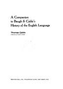Cover of A companion to Baugh & Cable's History of the English language