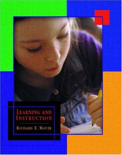 Cover of Learning and Instruction