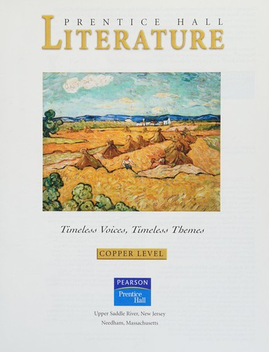 Cover of Prentice Hall literature