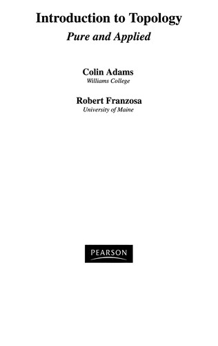 Cover of Introduction to topology