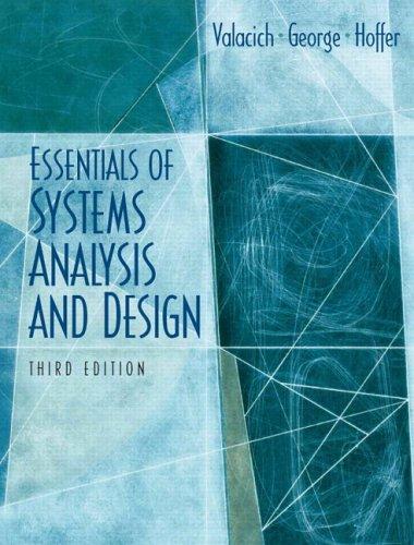 Cover of Essentials of System Analysis and Design