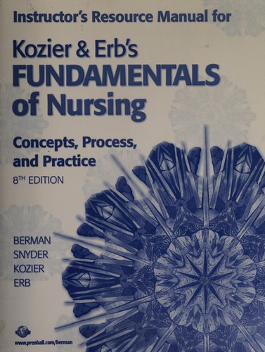 Cover of Instructor's resource manual for Kozier and Erb's fundamentals of nursing