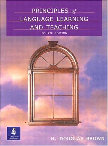 Cover of Principles of language learning and teaching