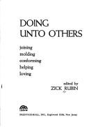 Cover of Doing unto others