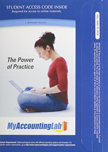 Cover of NEW MyAccountingLab with Pearson EText -- Access Card -- for Managerial Accounting