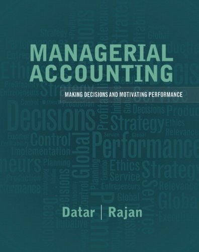 Cover of Managerial Accounting