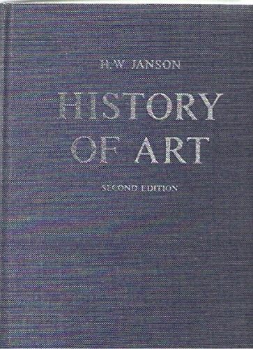 Cover of History of art, second edition, H.W. Janson
