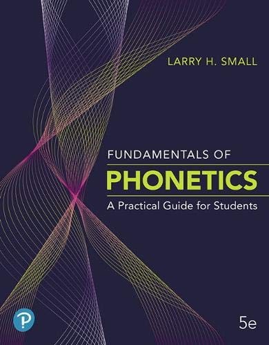 Cover of Fundamentals of Phonetics