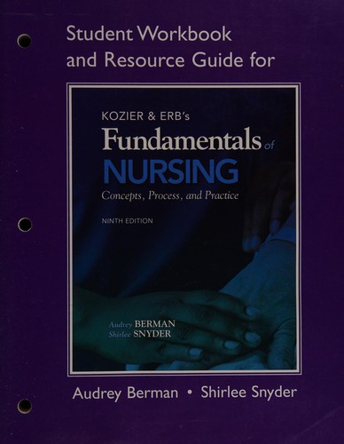 Cover of Student Workbook and Resource Guide for Kozier and Erb's Fundamentals of Nursing