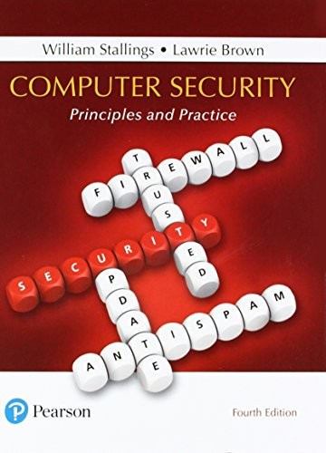 Cover of Computer Security: Principles and Practice