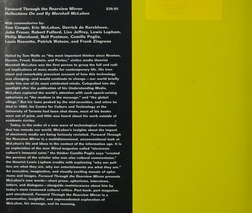 Cover of Forward through the rearview mirror