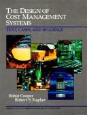 Cover of The design of cost management systems
