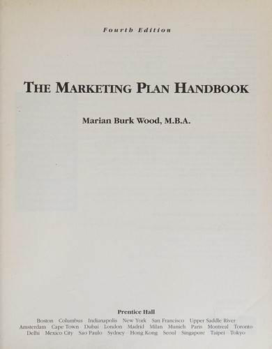 Cover of The Marketing Plan Handbook Fourth Edition