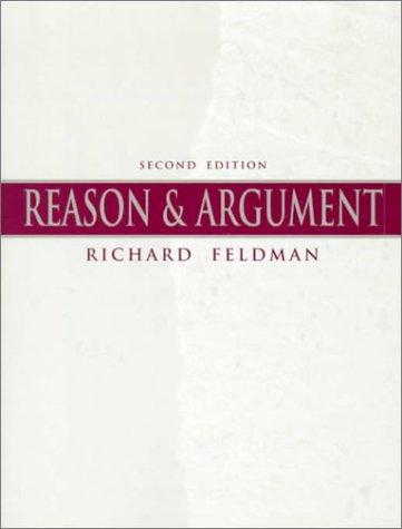 Cover of Reason and argument