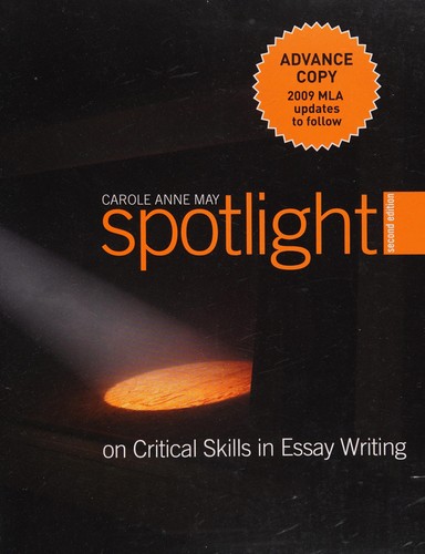 Cover of Spotlight on critical skills in essay writing