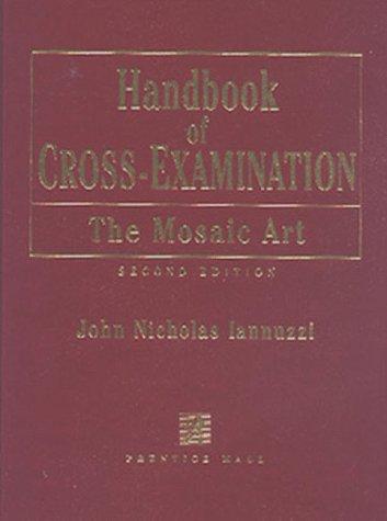 Cover of Handbook of Cross-Examination