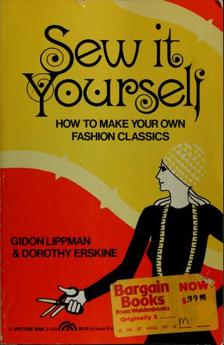 Cover of Sew it yourself