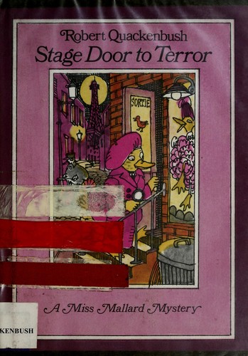 Cover of Stage door to terror: A Miss Mallard mystery