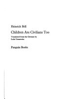 Cover of Children are Civilians Too