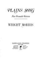 Cover of Plains song for female voices