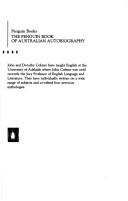 Cover of The Penguin book of Australian autobiography