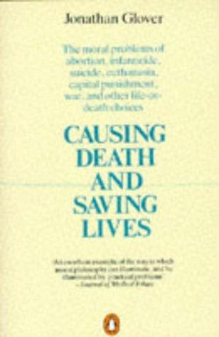 Cover of Causing death and saving lives