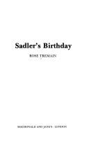 Cover of Sadler's birthday