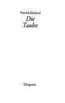 Cover of Die Taube