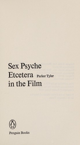 Cover of Sex, psyche, etcetera in the film