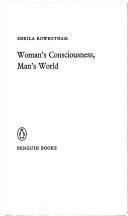 Cover of Woman's consciousness, man's world