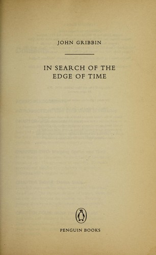 Cover of In Search of the Edge of Time: Black Holes, White Holes, Wormholes