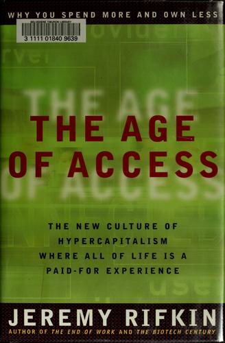Cover of The age of access