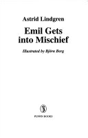 Cover of Emil Gets Into Mischief