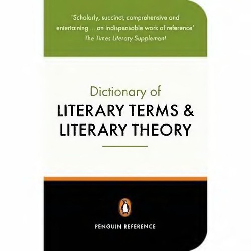 Cover of The Penguin dictionary of literary terms and literary theory