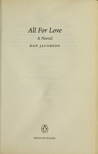 Cover of All for love