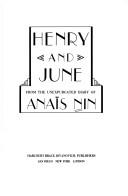 Cover of Henry and June