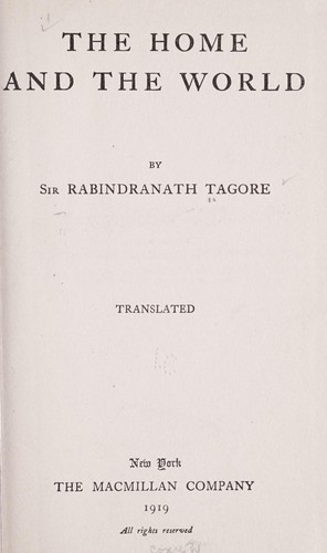Cover of The Home and the World