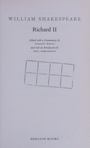 Cover of Richard II