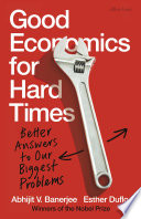 Cover of Good Economics for Hard Times