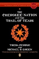 Cover of Cherokee Nation and the Trail of Tears