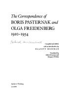 Cover of The Correspondence of Boris Pasternak and Olga Freidenberg, 1910-1954