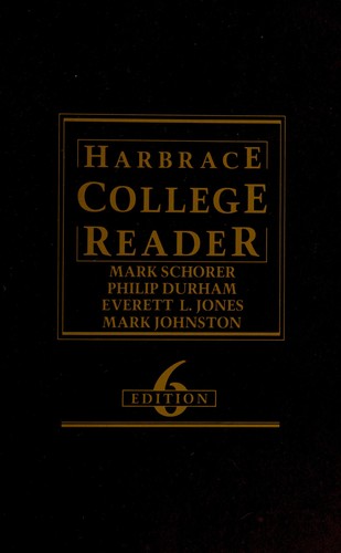 Cover of Harbrace college reader