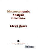 Cover of Macroeconomic analysis