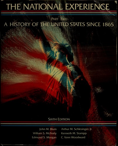 Cover of A history of the United States since 1865