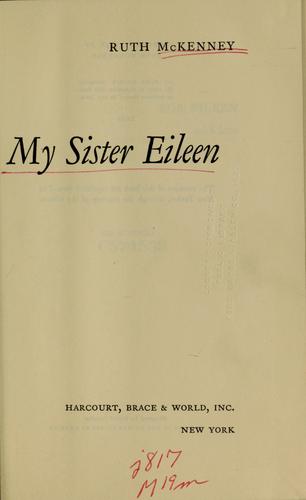 Cover of My sister Eileen
