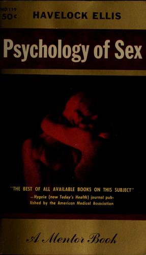 Cover of Psychology of sex