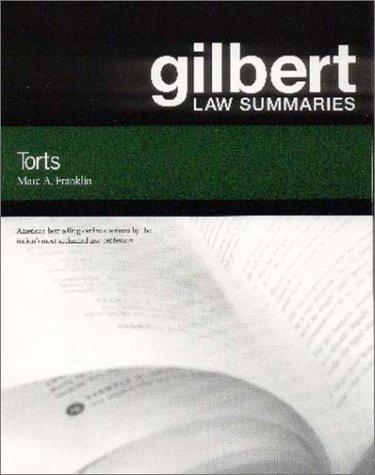 Cover of Gilbert Law Summaries