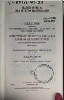 Cover of National assessment of college student learning