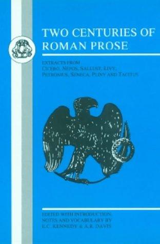 Cover of Two Centuries of Roman Prose