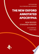 Cover of The New Oxford Annotated Apocrypha: New Revised Standard Version